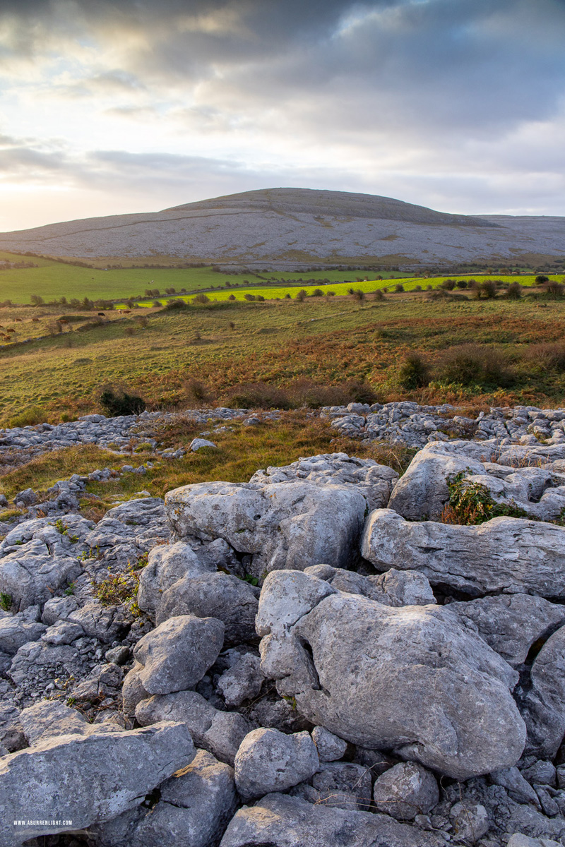 Abbey Hill Burren Clare Ireland - abbey hill,autumn,november,hills,dreamy,golden,oughtmama