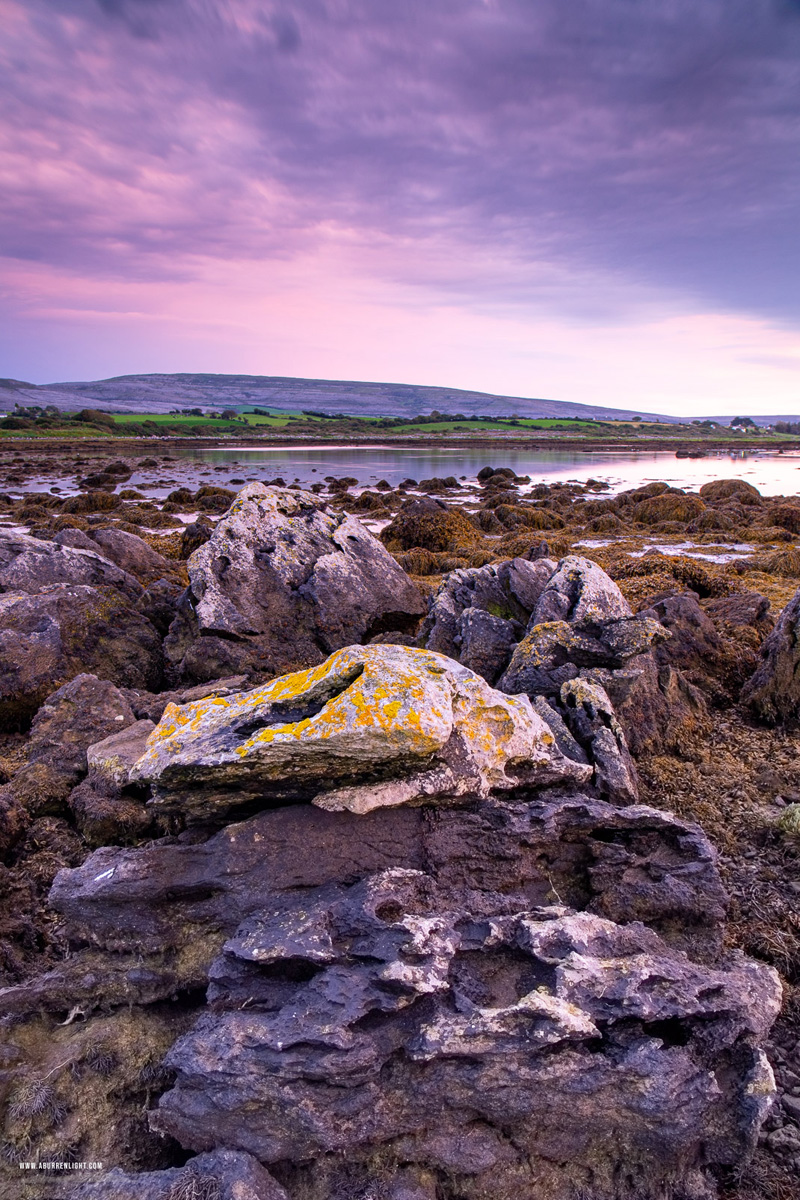 Bishops Quarter Ballyvaughan Wild Atlantic Way Clare Ireland - ballyvaughan,bishops quarter,dusk,long exposure,september,summer,coast,magenta,mauve