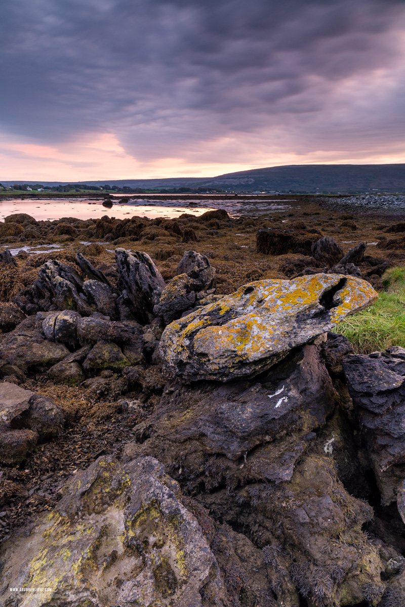 Bishops Quarter Ballyvaughan Wild Atlantic Way Clare Ireland - ballyvaughan,bishops quarter,dusk,long exposure,september,summer,coast,magenta