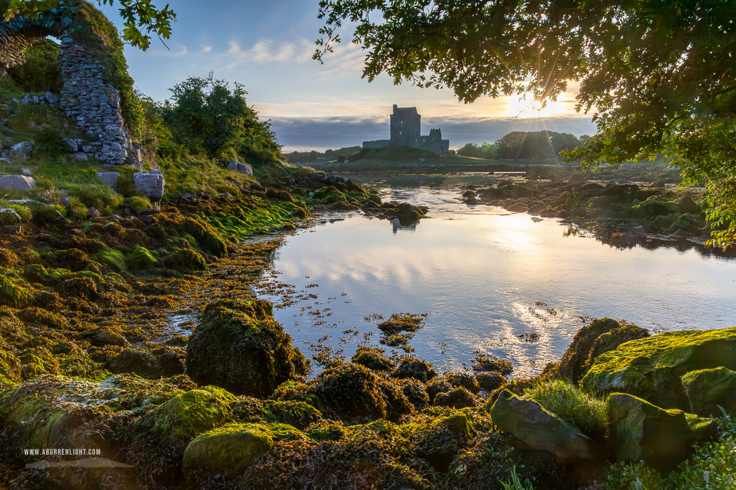 Dunguaire Castle Kinvara Clare Ireland - castle,dunguaire,july,landmark,reflections,summer,sunrise,sunstar,coast