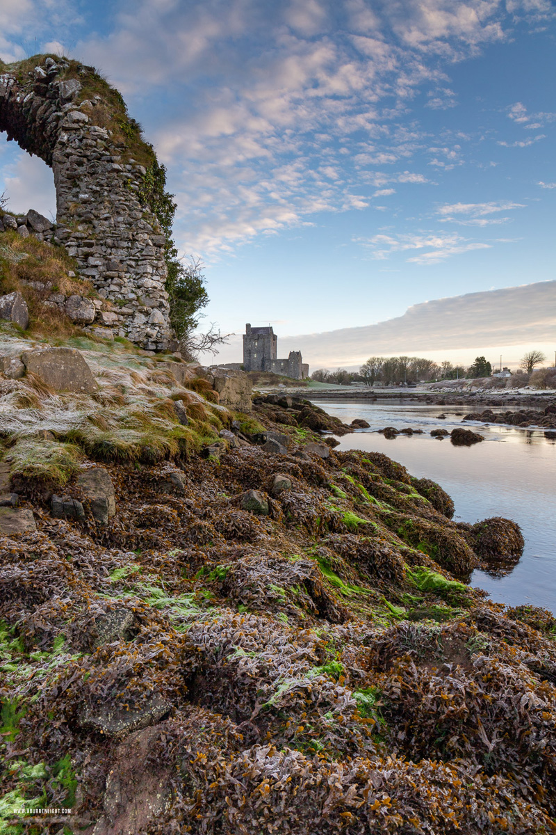 Dunguaire Castle Kinvara Clare Ireland - dunguaire,castle,frost,january,kinvara,landmark,sunrise,winter,coast,portfolio