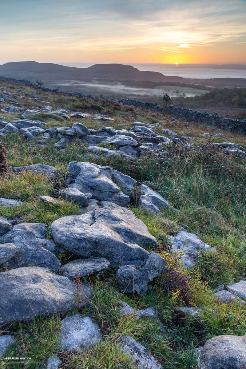 Fahee North Carron Burren East Clare Ireland - autumn,fahee,october,twilight,hills