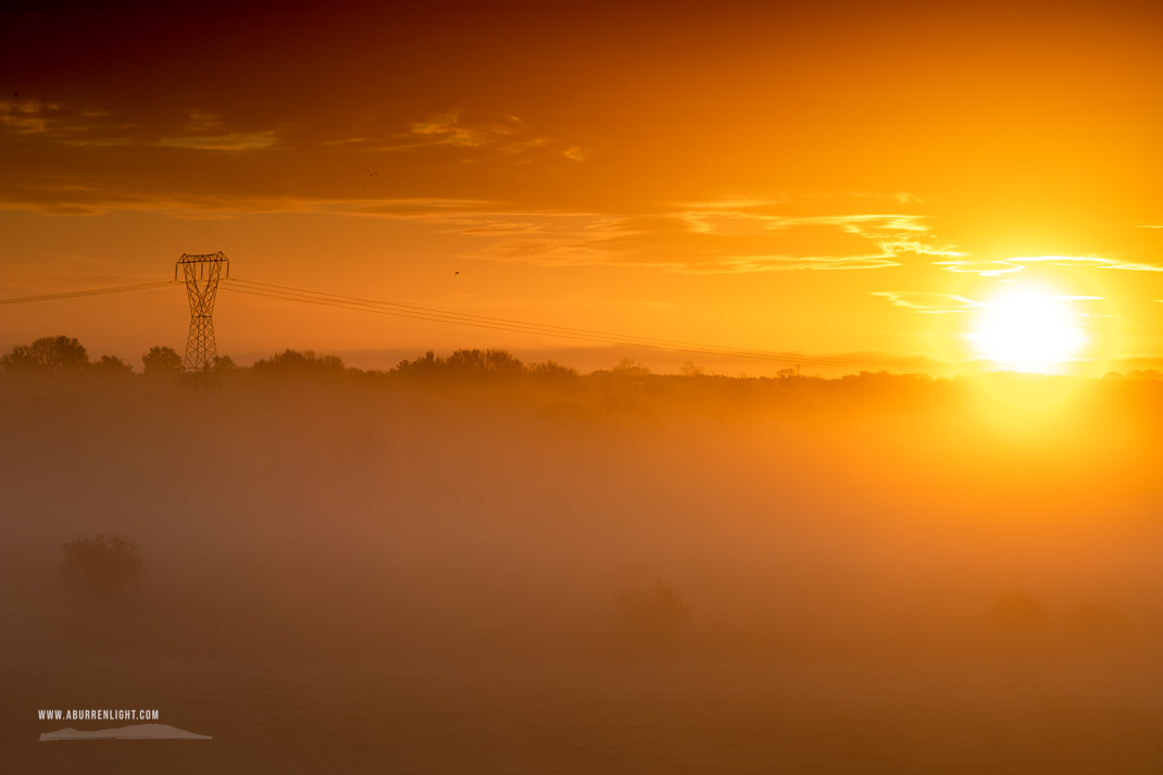 Gort Galway Ireland - autumn,golden hour,gort,october,lowland,mist