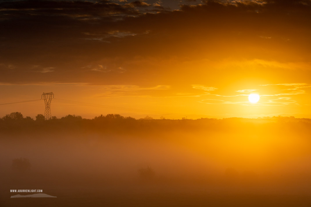 Gort Galway Ireland - autumn,golden hour,gort,october,lowland,mist