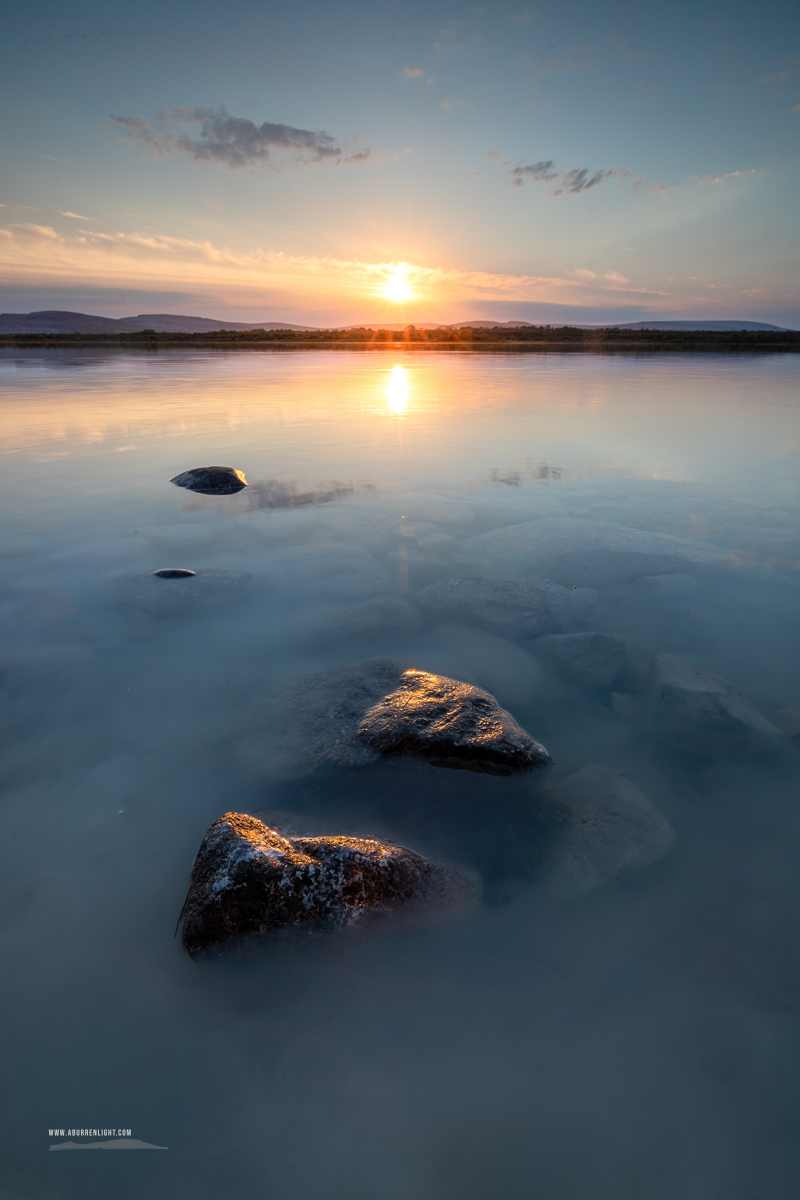 Lough Bunny Clare Ireland - blue hour,lough bunny,lowlands,may,portfolio,spring,sunset