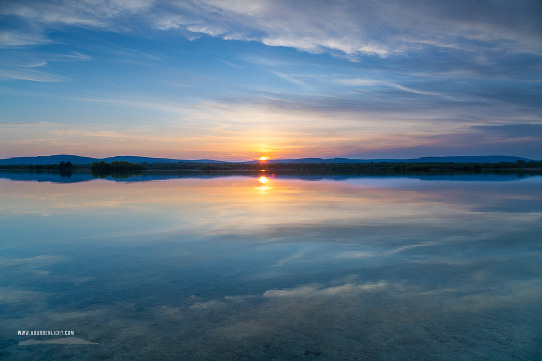 Lough Bunny Clare Ireland - april,lough bunny,lowland,reflections,spring,sunset,portfolio