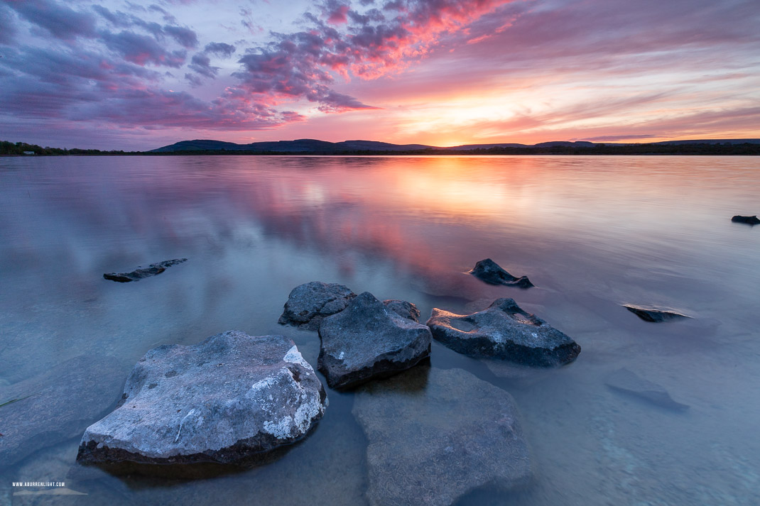 Lough Bunny Clare Ireland - long exposure,lough bunny,may,red,spring,twilight,lowland