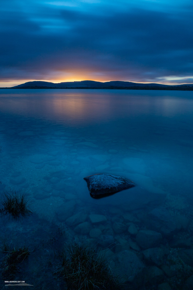 Lough Bunny Clare Ireland - blue,long exposure,lough bunny,march,winter,lowland