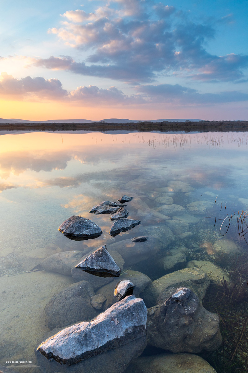 Lough Bunny Clare Ireland - limited,lough bunny,march,spring,sunset,portfolio,golden,lowland,portfolio