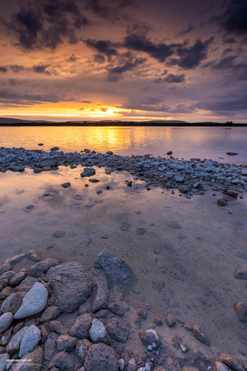 Lough Bunny Clare Ireland - dusk,june,lough bunny,spring,lowland