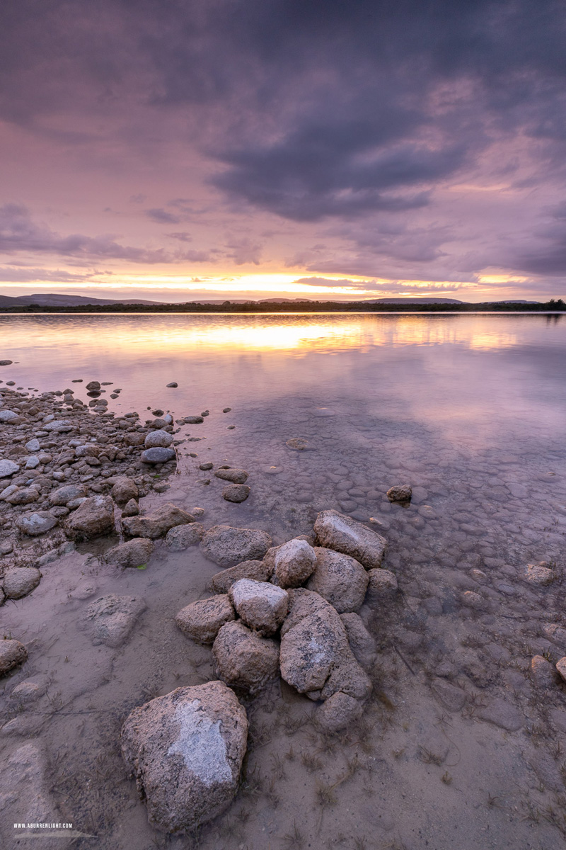 Lough Bunny Clare Ireland - dusk,june,lough bunny,spring,mauve,lowland