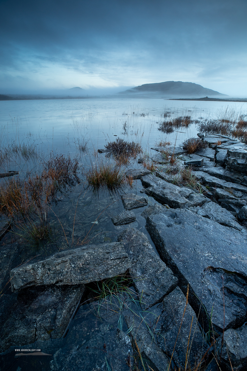 Mullaghmore Burren National Park Clare Ireland - autumn,blue,mist,mullaghmore,november,park