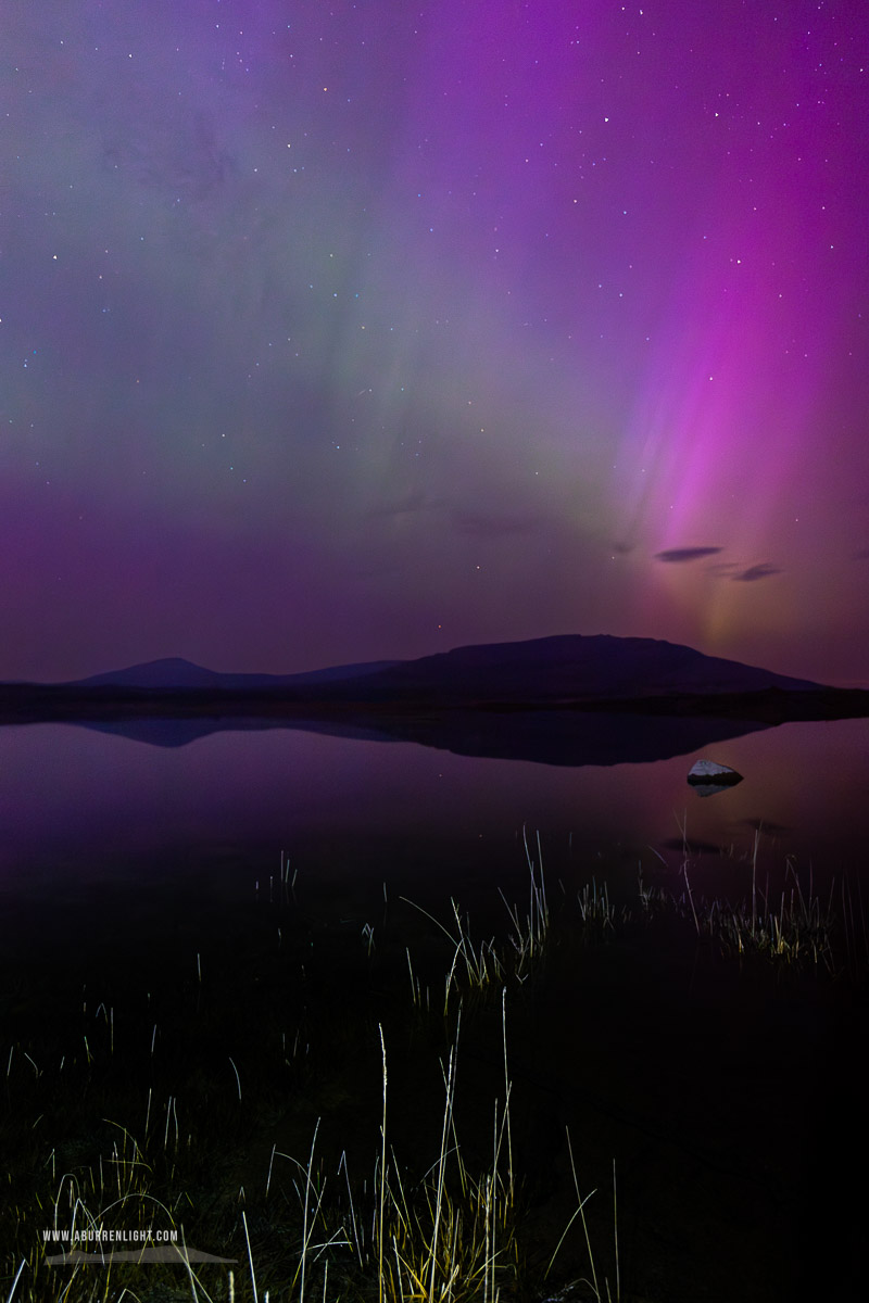 Mullaghmore Burren National Park Clare Ireland - aurora,long exposure,may,mullaghmore,night,park,pilars,purple,spring,astro