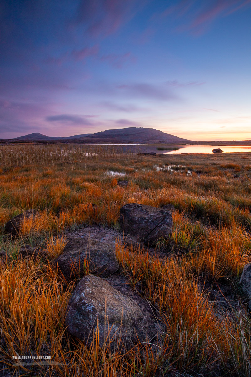 Mullaghmore Burren National Park Clare Ireland - autumn,mullaghmore,october,park,twilight