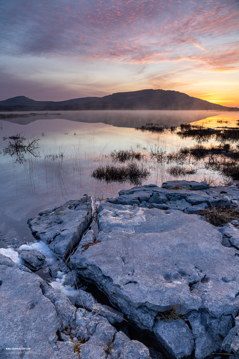 Mullaghmore Burren National Park Clare Ireland - april,park,mullaghmore,mist,reflections,spring,sunrise,portfolio