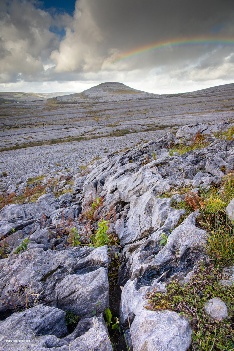 Mullaghmore Burren National Park Clare Ireland - autumn,mullaghmore,september,park,rainbow