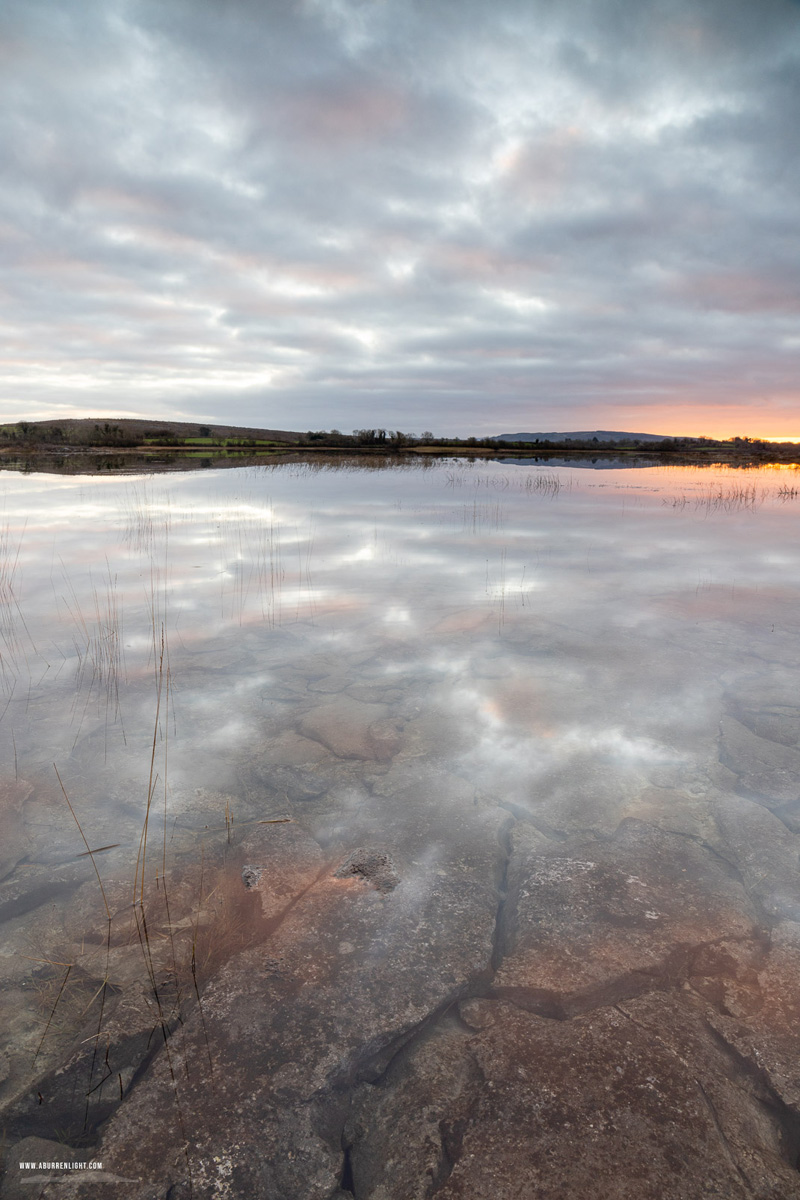 Mullaghmore Burren National Park Clare Ireland - january,mullaghmore,sunset,winter,park