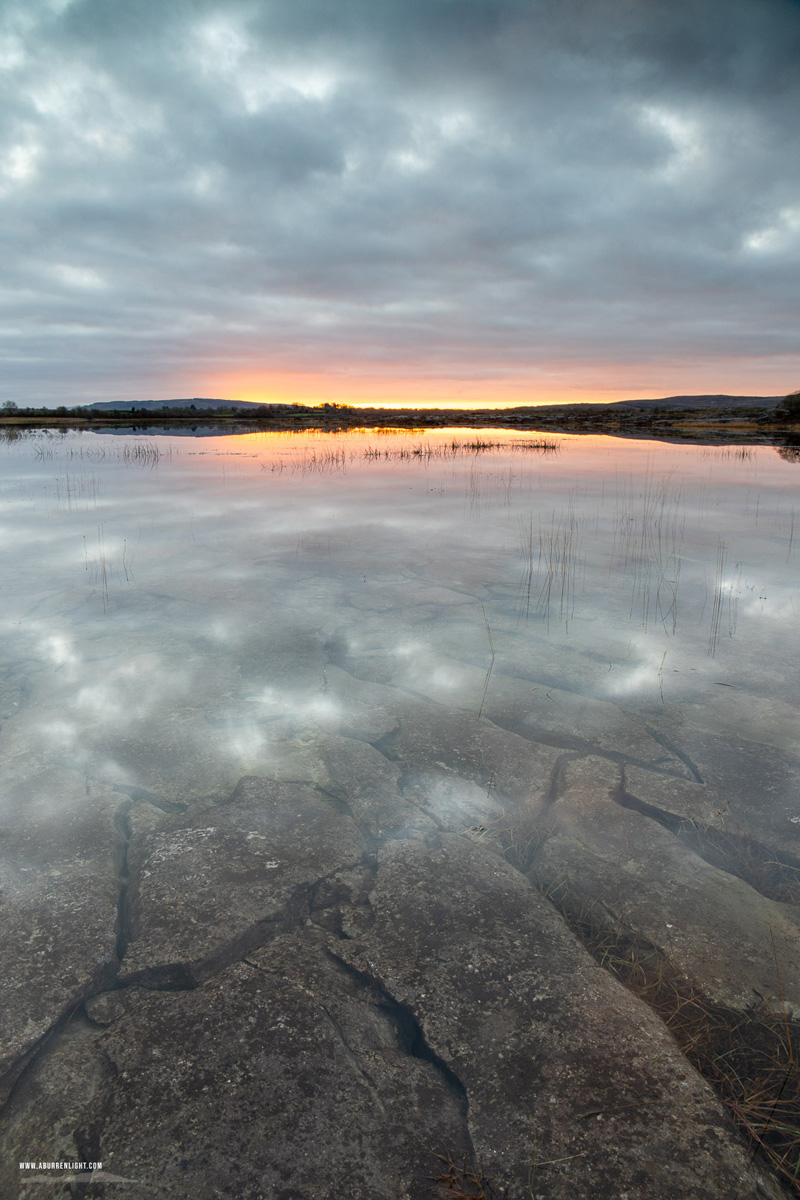 Mullaghmore Burren National Park Clare Ireland - january,mullaghmore,sunset,winter,park