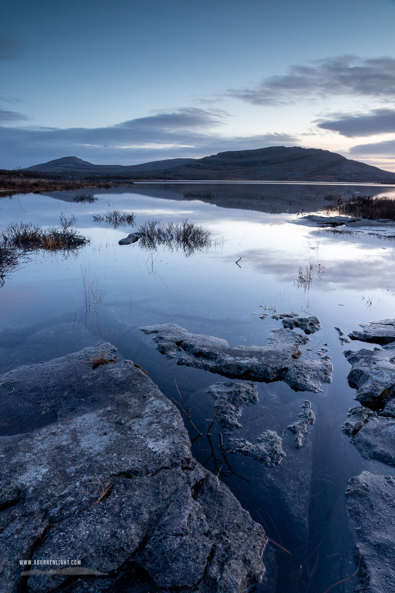 Mullaghmore Burren National Park Clare Ireland - blue hour,february,landmark,long exposure,mullaghmore,reflections,winter,blue,park