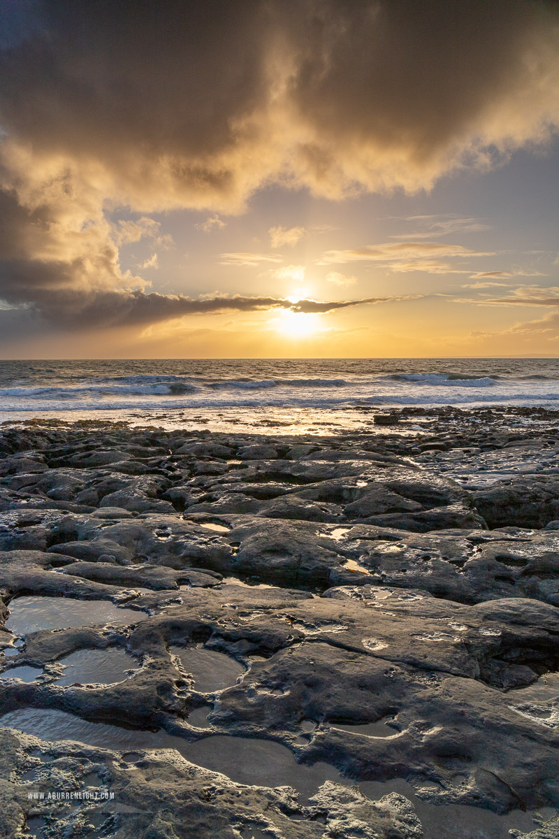 Murrooughtoohy Black Head Fanore Wild Atlantic Way Clare Ireland - fanore,golden,may,murrooughtoohy,spring,sunset,coast,portfolio