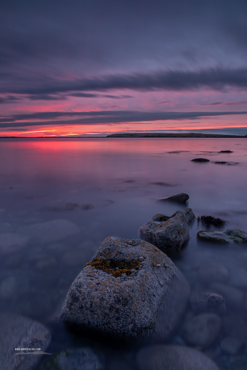 The Flaggy Shore Kinvara Wild Atlantic Way Clare Ireland - flaggy shore,june,long exposure,red,spring,twilight,coast