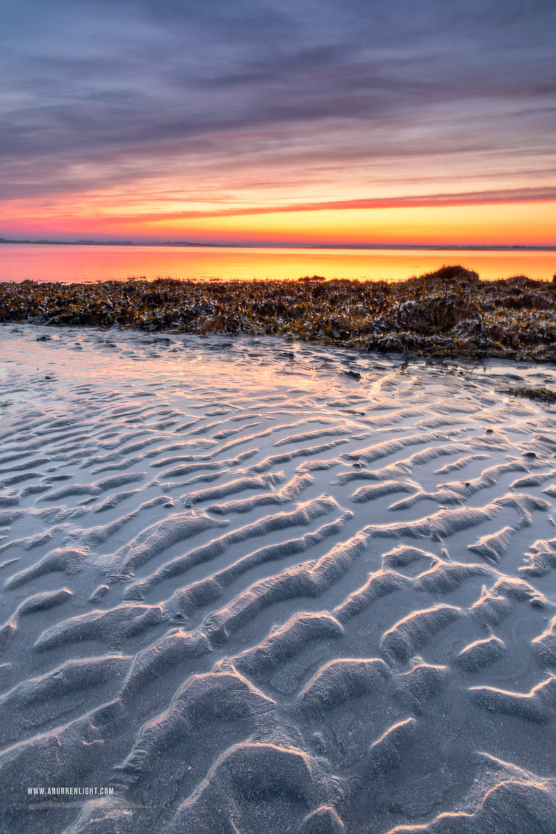 Traught Beach Kinvara Wild Atlantic Way Clare Ireland - kinvara,long exposure,may,red,sand ripples,spring,traught,twilight,coast