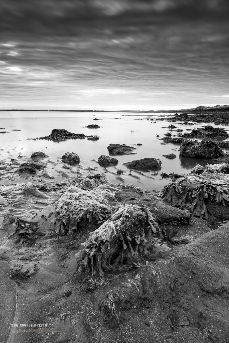 Traught Beach Kinvara Wild Atlantic Way Clare Ireland - monochrome,coast,june,kinvara,long exposure,pink,spring,traught,twilight