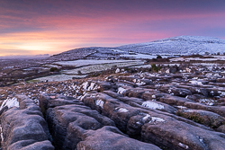 abbey hill,march,pink,snow,twilight,winter,hills