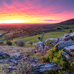 abbey hill,autumn,hills,long exposure,october,pink,purple,square,sunrise,twilight