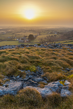 abbey hill,golden hour,march,mist,spring,sunrise,hills,haze