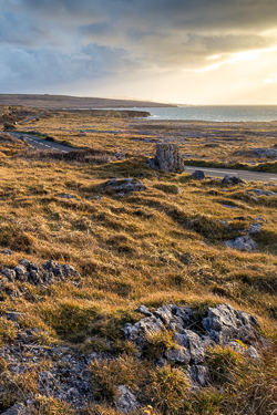 Ballyreane Fanore Wild Atlantic Way Clare Ireland - ballyreane,coast,february,sunset,winter