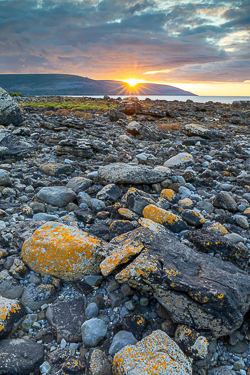 ballyvaughan,bishops quarter,september,summer,sunset,sunstar,coast