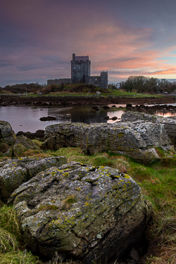 castle,coast,portfolio,december,dunguaire,landmark,sunrise,winter