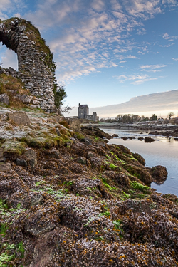 dunguaire,castle,frost,january,kinvara,landmark,sunrise,winter,coast,portfolio