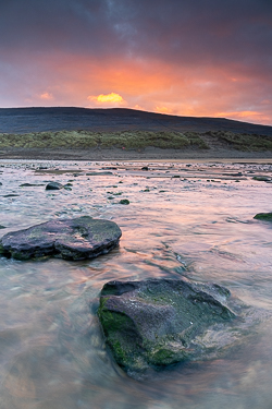 december,fanore,orange,sunrise,winter,golden,coast,beach