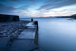 blue,gleninagh,january,long exposure,pier,twilight,winter,coast