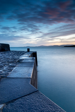 blue,gleninagh,january,long exposure,pier,twilight,winter,portfolio,coast