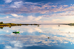 boats,dreamy,june,kinvara,reflections,summer