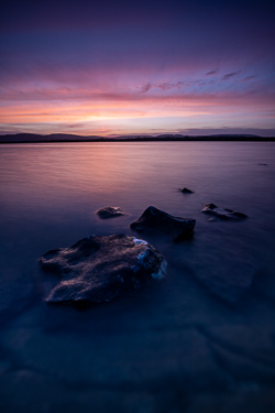 april,dusk,long exposure,lough bunny,spring,lowland,purple