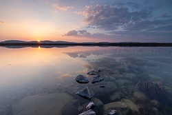 lough bunny,march,spring,sunset,sunstar,lowland