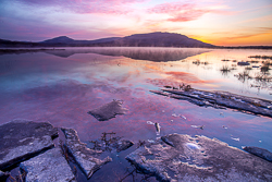 april,burren national park,mullaghmore,myst,red,reflections,spring,twilight,park