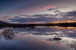 february,mullaghmore,pink,reflections,twilight,winter,magenta,park