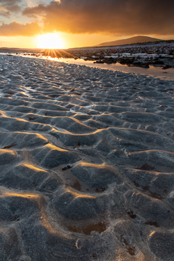 aughinish,december,golden,sand ripples,sunrise,sunstar,winter,coast,pick-coast,portfolio