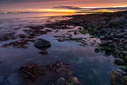 autumn,flaggy shore,long exposure,october,orange,twilight,coast