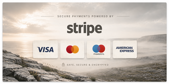 Secure payments powered by Stripe